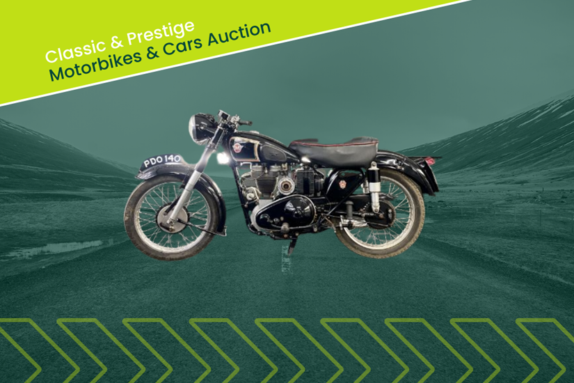 Classic motorbikes auction